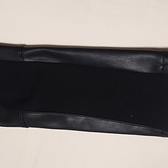 BAGATELLE BLACK VEGAN LEATHER JACKET. - Picture 7 of 8